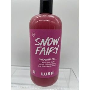 Lush Snow Fairy ￼Shower Gel Pink Shimmer Cotton Candy Bubblegum 16.9oz